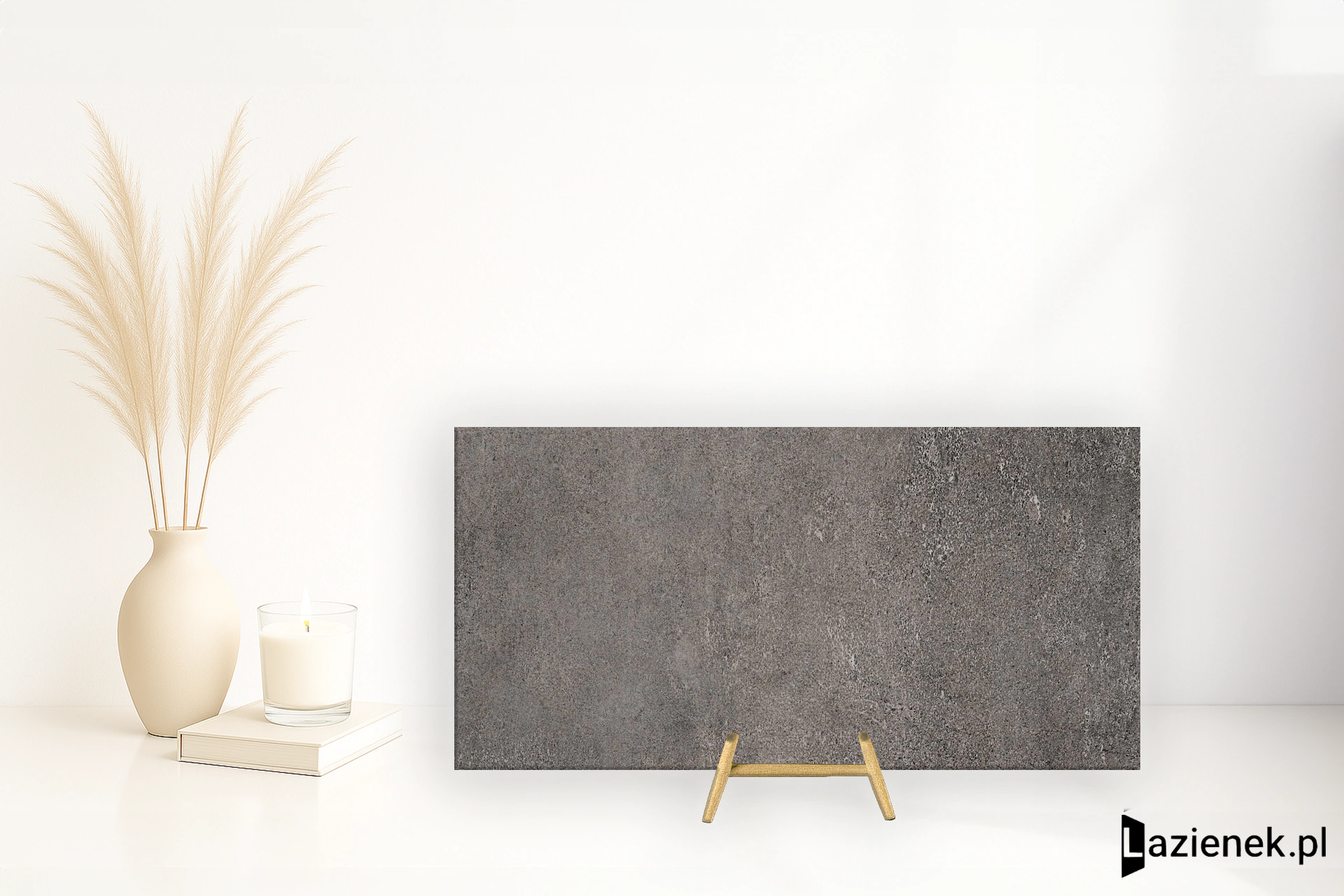 Casalgrande Padana Cemento Rasato Antracite połaczenie mat-poler 30x60 cm gr. 9 mm - płytka rektyfikowana/3790062